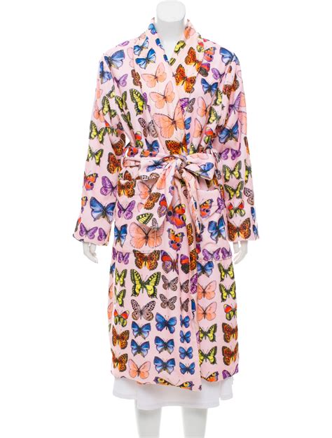 Versace Butterfly SS'95 Print Bathrobe 